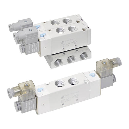 Mindman MVSE-500 Series: 5-Port / 3-Port Solenoid Valve - MVSE-500-4E2-AC220-L-G