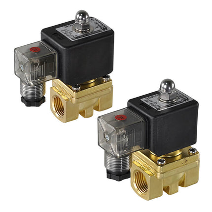Mindman MXCD Series: 2-Port 2-Position Pilot-Operated Diaphragm Solenoid Valve (Normally Closed) - MXCDS-10-N-G-LO-AC220-NPT