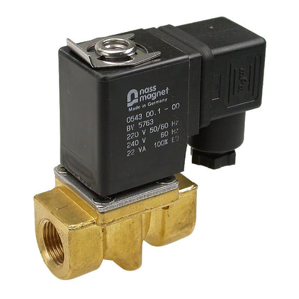 Mindman MZT Series: 3-Port 2-Position Direct-Acting Poppet Solenoid Valve (Normally Closed) - MZT-10-6-N-U-3E-AC110