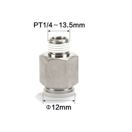 Airtac PC: Push Lock Fitting. Male Connector - PC1202D