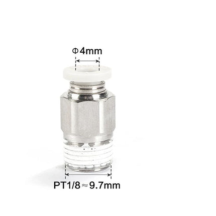 Airtac PC: Male connector--One-touch fittings(stainless steel) - PC401-S