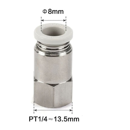 Airtac PCF: Push Lock Fitting. Female Connector - PCF802D