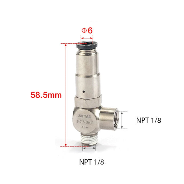 Airtac PCV: Non-Return Valve - PCV06FT