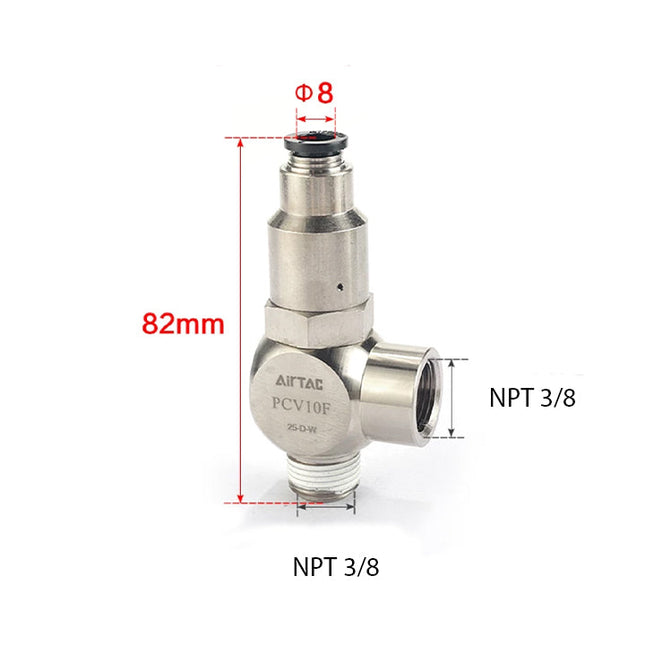 Airtac PCV: Non-Return Valve - PCV10FT
