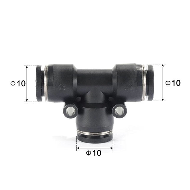 Airtac PE: Push Lock Fitting. Union Tee - PE10D