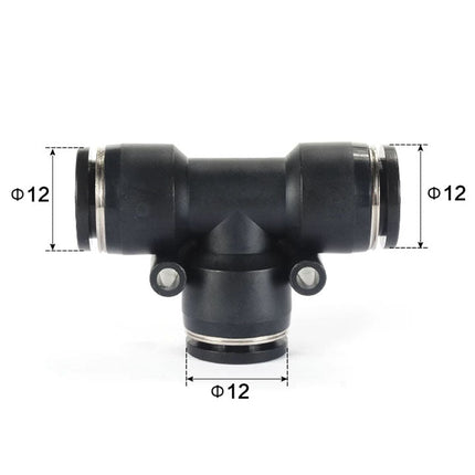 Airtac PE: Push Lock Fitting. Union Tee - PE12D