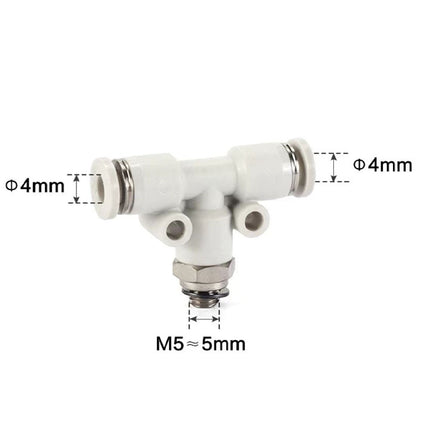 Airtac PEB: Push Lock Fitting. Male Branch Tee - PEB4M5D