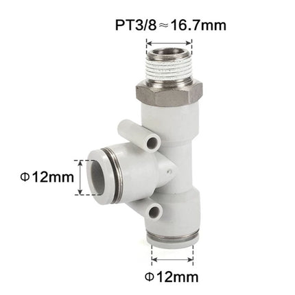 Airtac PED: Accessories--One-touch fittings(stainless steel) - PED1203-S