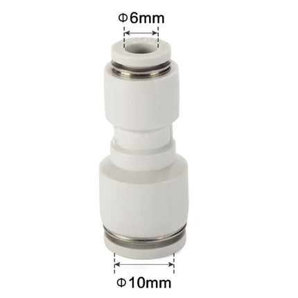 Airtac PG: Push Lock Fitting. Different Diameter Straight - PG10-6D