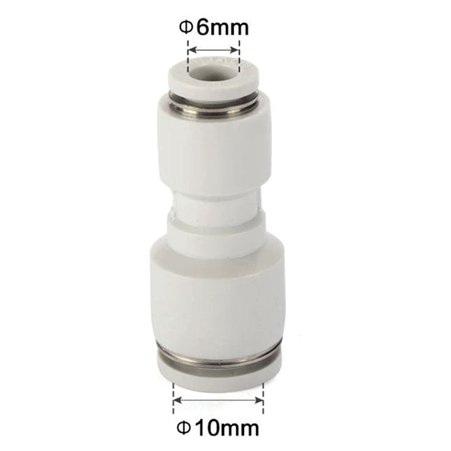 Airtac PG: Push Lock Fitting. Different Diameter Straight - PG10-6