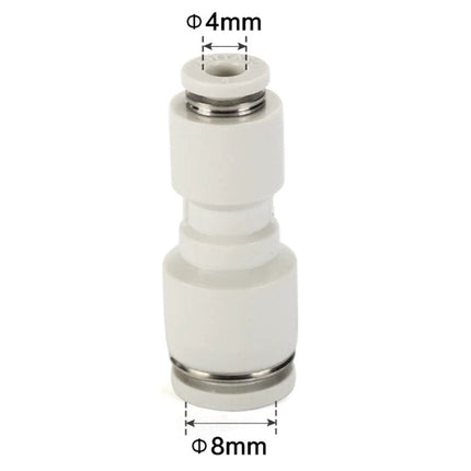 Airtac PG: Push Lock Fitting. Different Diameter Straight - PG8-4D
