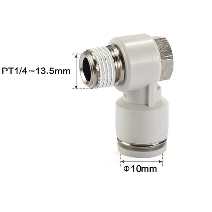 Airtac PH: Push Lock Fitting. Universal Male Elbow - PH1002
