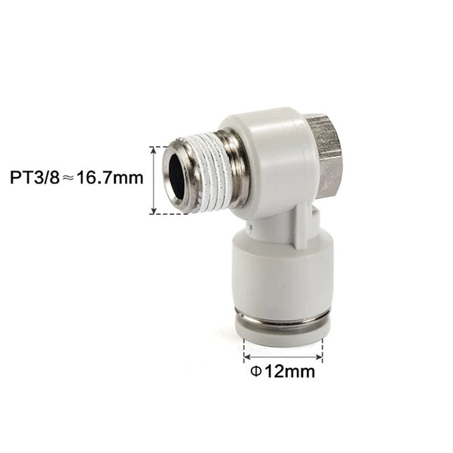 Airtac PH: Accessories--One-touch fittings(stainless steel) - PH1203D-S