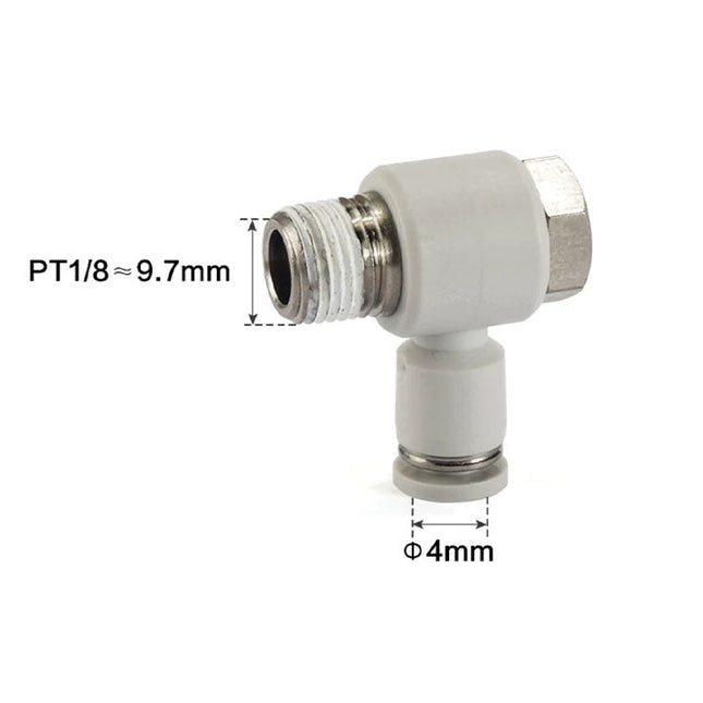 Airtac PH: Accessories--One-touch fittings(stainless steel) - PH401D-S