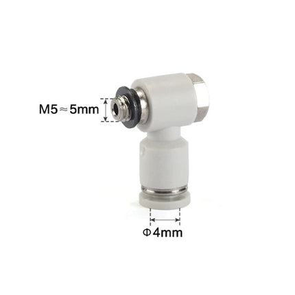 Airtac PH: Push Lock Fitting. Universal Male Elbow - PH4M5
