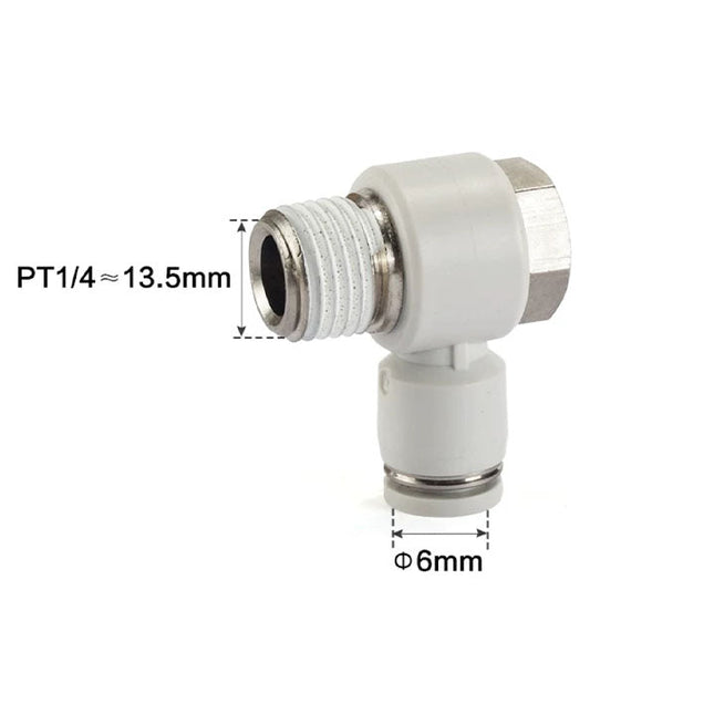 Airtac PH: Push Lock Fitting. Universal Male Elbow - PH602