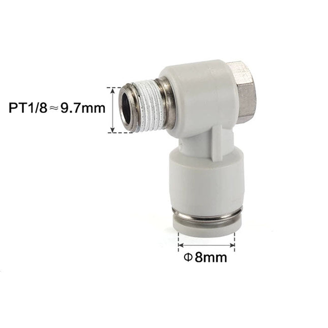 Airtac PH: Accessories--One-touch fittings(stainless steel) - PH801D-S
