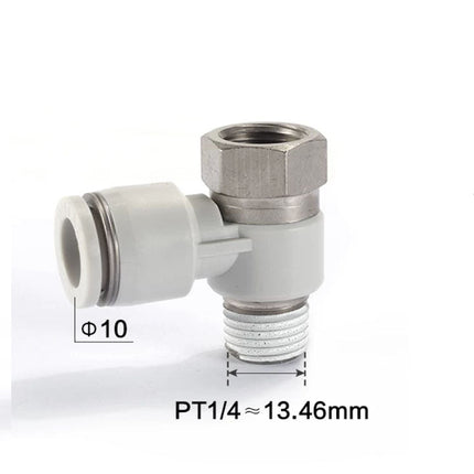 Airtac PHF: Push Lock Fitting. Double Universal Female Elbow - PHF1002
