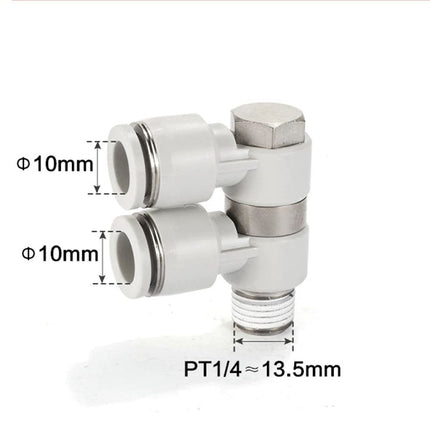 Airtac PHW: Push Lock Fitting. Double Universal Male Elbow - PHW1002D