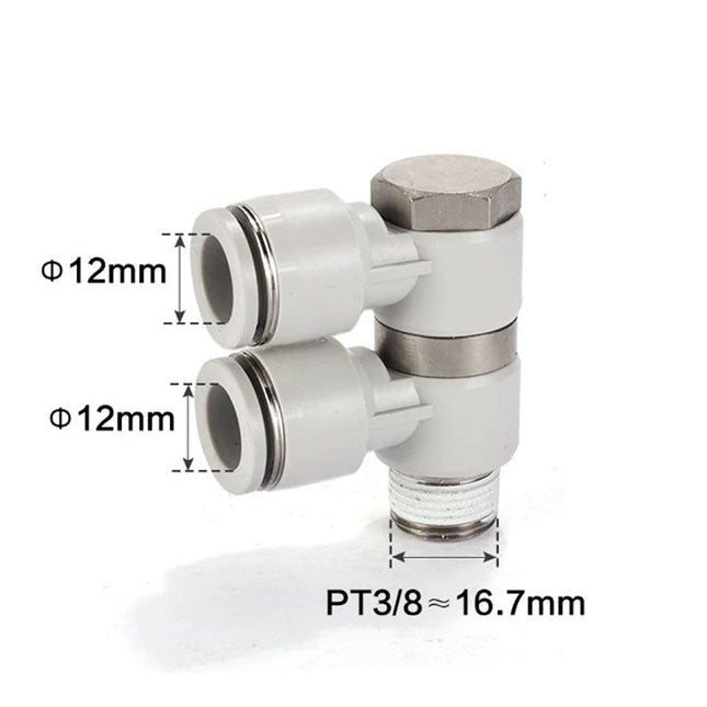 Airtac PHW: Double universal male elbow--One-touch fittings(stainless steel) - PHW1203-S