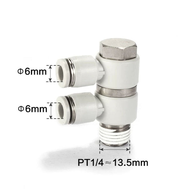 Airtac PHW: Double universal male elbow--One-touch fittings(stainless steel) - PHW602-S