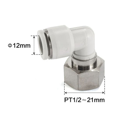 Airtac PLF: Push Lock Fitting. Female Elbow - PLF1204