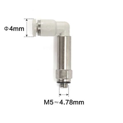 Airtac PLL: Push Lock Fitting. Extended Male Elbow - PLL4M5D