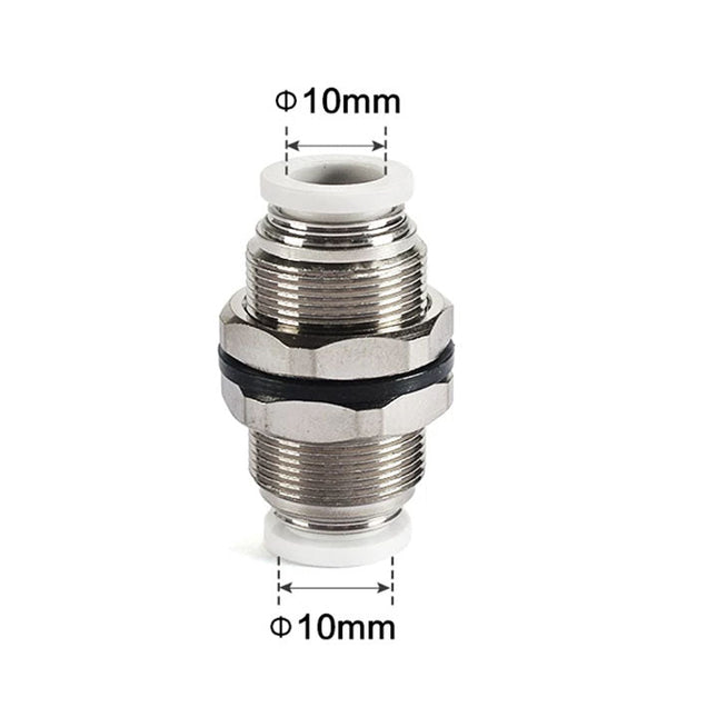 Airtac PM: Push Lock Fitting. Bulkhead Union - PM10D