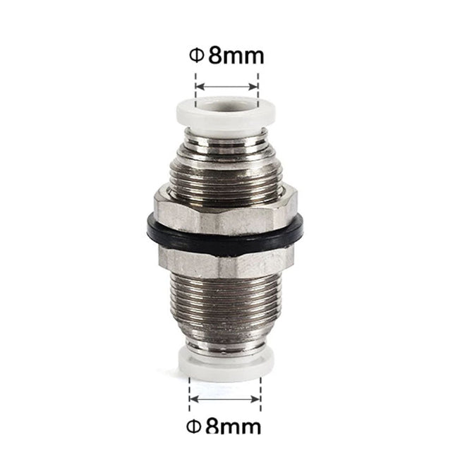 Airtac PM: Push Lock Fitting. Bulkhead Union - PM8