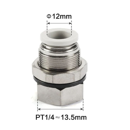 Airtac PMF: Push Lock Fitting. Bulkhead Connector - PMF1202
