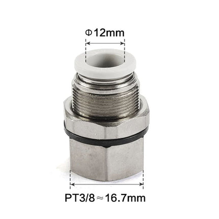 Airtac PMF: Push Lock Fitting. Bulkhead Connector - PMF1203