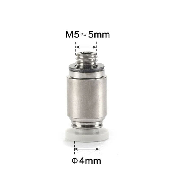 Airtac POC: Male connector--One-touch fittings(stainless steel) - POC4M5-S
