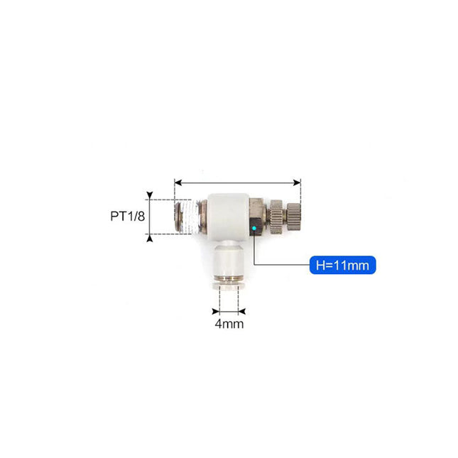 Airtac PSL: Air Flow Control Valve - PSL401AD