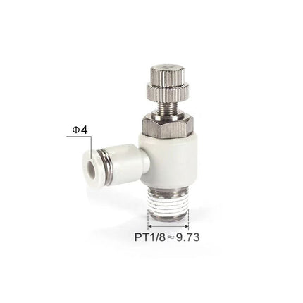 Airtac PSL: Accessories-speed controllers(stainless steel)  - PSL401BD-S