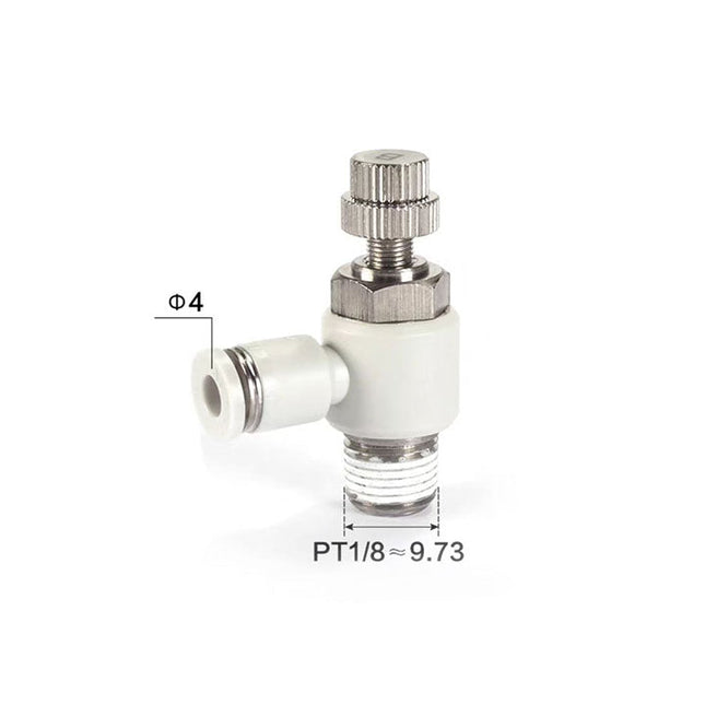 Airtac PSL: Accessories-speed controllers(stainless steel)  - PSL401B-S
