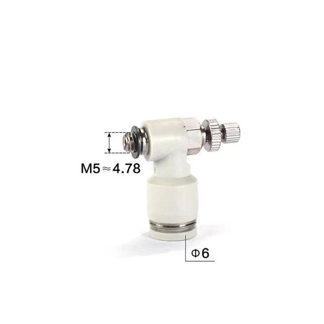 Airtac PSL: Accessories-speed controllers(stainless steel)  - PSL6M5B-S
