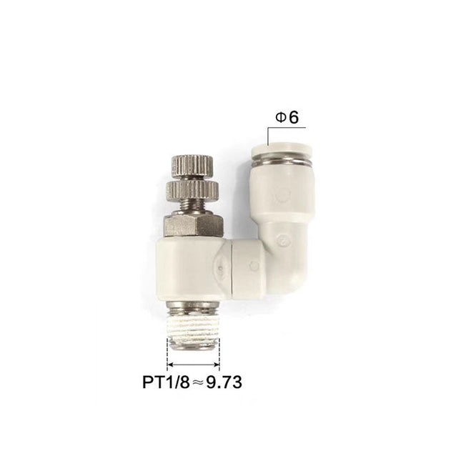 Airtac PSS: Accessories-speed controllers(stainless steel)  - PSS601A-S