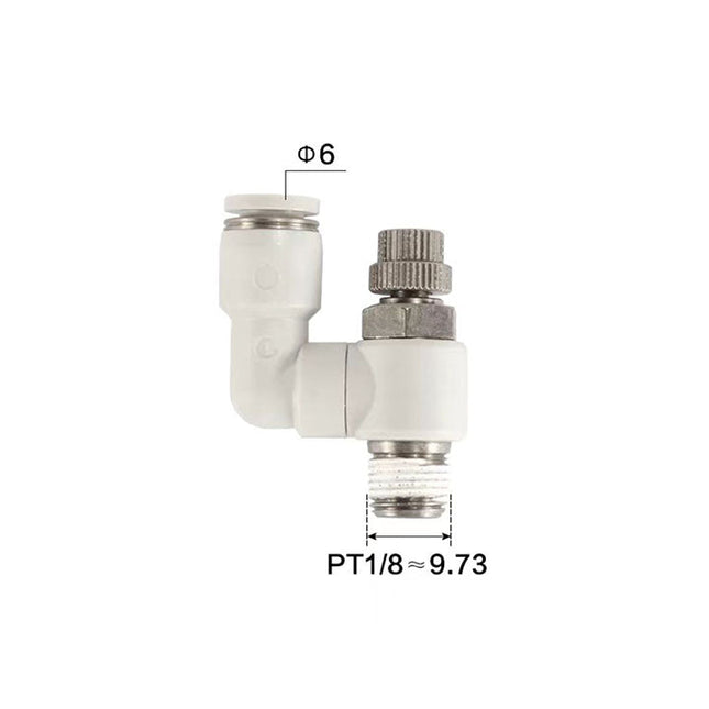 Airtac PSS: Accessories-speed controllers(stainless steel)  - PSS601BD-S