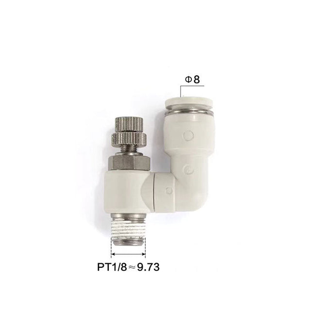 Airtac PSS: Accessories-speed controllers(stainless steel)  - PSS801A-S