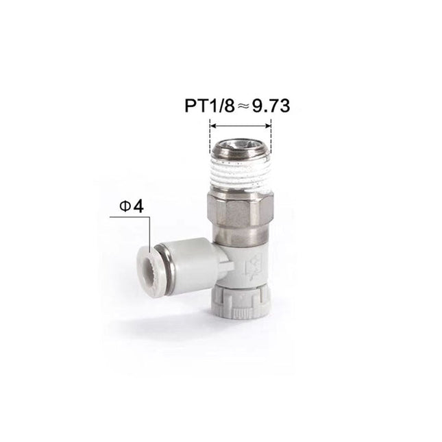 Airtac PTL: Air Flow Control Valve - PTL401AD-M