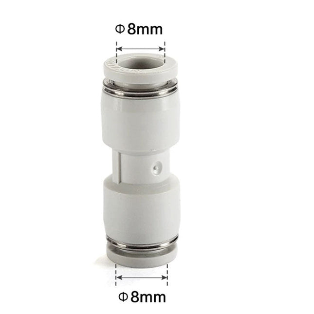 Airtac PU: Push Lock Fitting. Straight Union - PU8