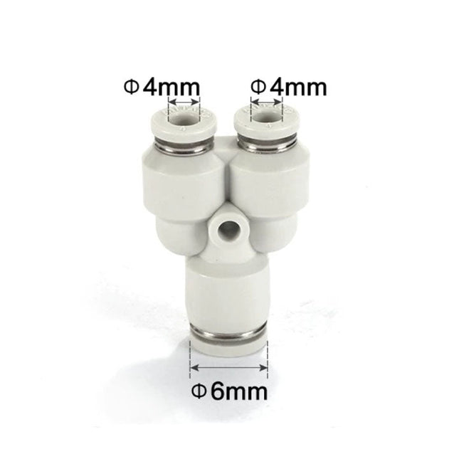 Airtac PYW: Push Lock Fitting. Different Diameter Union Y - PYW6-4