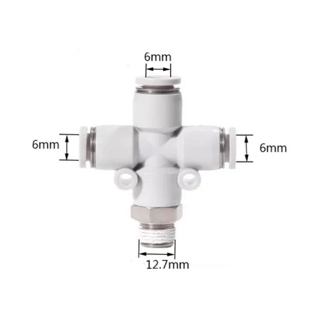 Airtac PZB: Accessories--One-touch fittings(stainless steel) - PZB602D-S