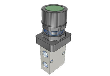 Airtac S3PF-08: Manual Valve. 3 Way - S3PF08GT