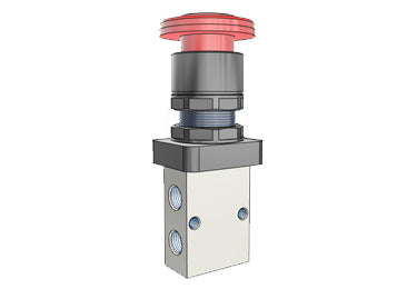 Airtac S3PL-06: Manual Valve. 3 Way - S3PL06G