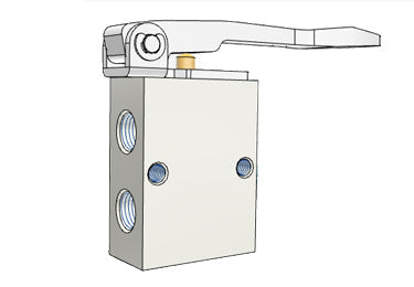 Airtac S3C-08: Manual Valve. 3 Way - S3C08T
