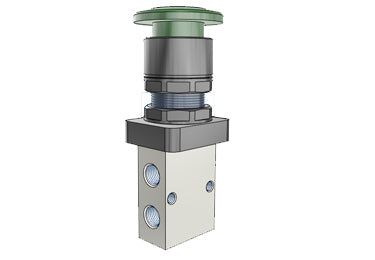Airtac S3PM-M5: Manual Valve. 3 Way - S3PMM5G