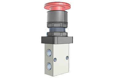 Airtac S3PM-06: Manual Valve. 3 Way - S3PM06RT