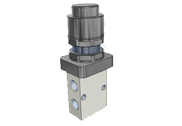Airtac S3PP-06: Manual Valve. 3 Way - S3PP06BG