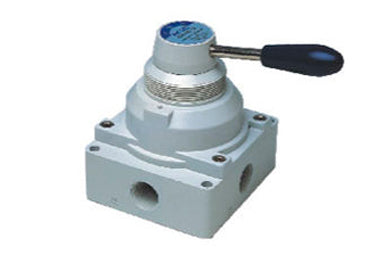 Airtac 4HV410-15: Hand Valve. Rotary Style - 4HV41015T